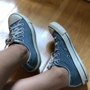 dusty blue converse